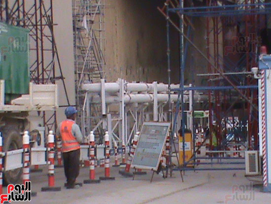 نفق الإسماعيلية أثناء العمل