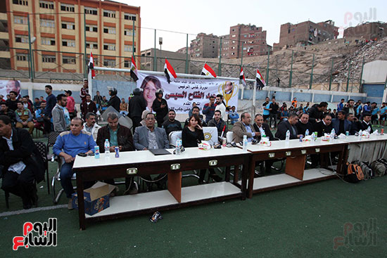 فعاليات دورة كأس الرئيس عبد الفتاح السيسى بمركز شباب منشية ناصر (1)