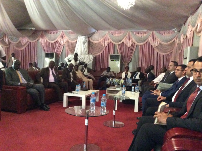 لقاء وزير الخارجية بقيادات لجنة تسيير الحوار الوطنى فى جنوب السودان