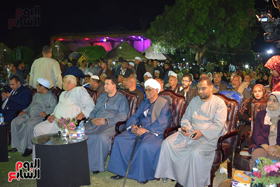 مؤتمر حاشد برعاية النائبين فيصل عبد الرحمن وخالد مجاهد بإسنا