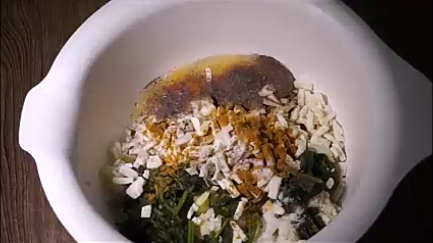 طريقة عمل كرات الأرز بالسبانخ  (2)