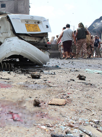 تفجير انتحارى فى اليمن