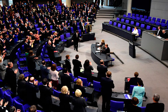 البرلمان الألمانى ينتخب ميركل مستشارة لولاية رابعة