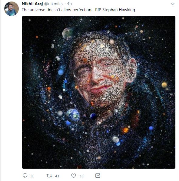 RIP Stephan Hawking