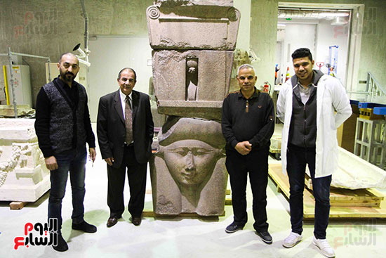 اليوم-السابع-يرصد-اعمال-الترميم-داخل-مركز-المتحف-المصرى-الكبير-(1)