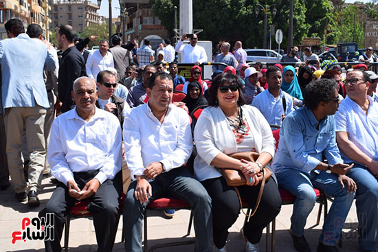 إيناس عبد الدايم فى أول زيارة رسمية لها وزيرة للثقافة لمحافظة الأقصر