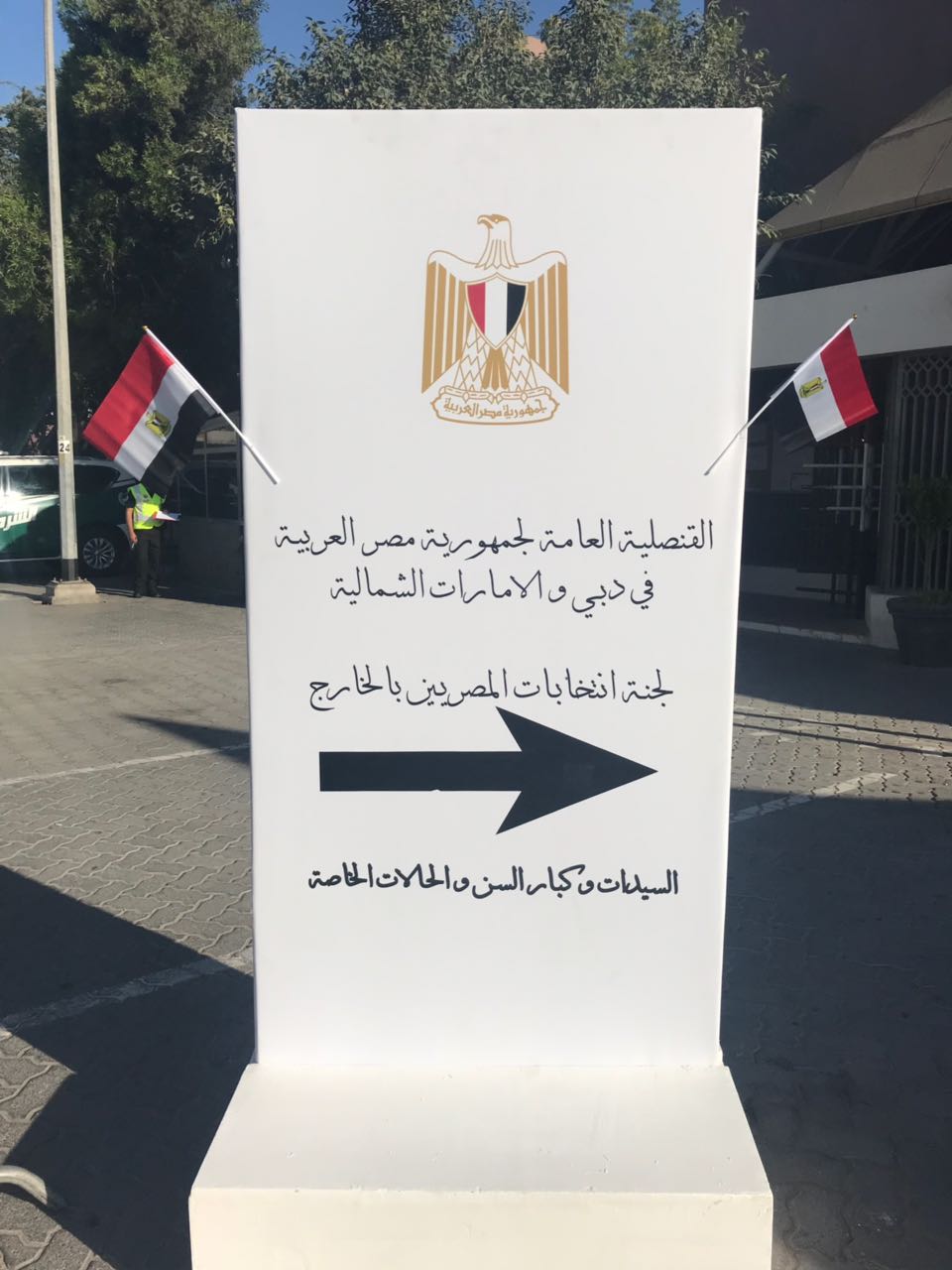 توافد الناخبين على لجان الانتخابات بدولة الامارات (25)