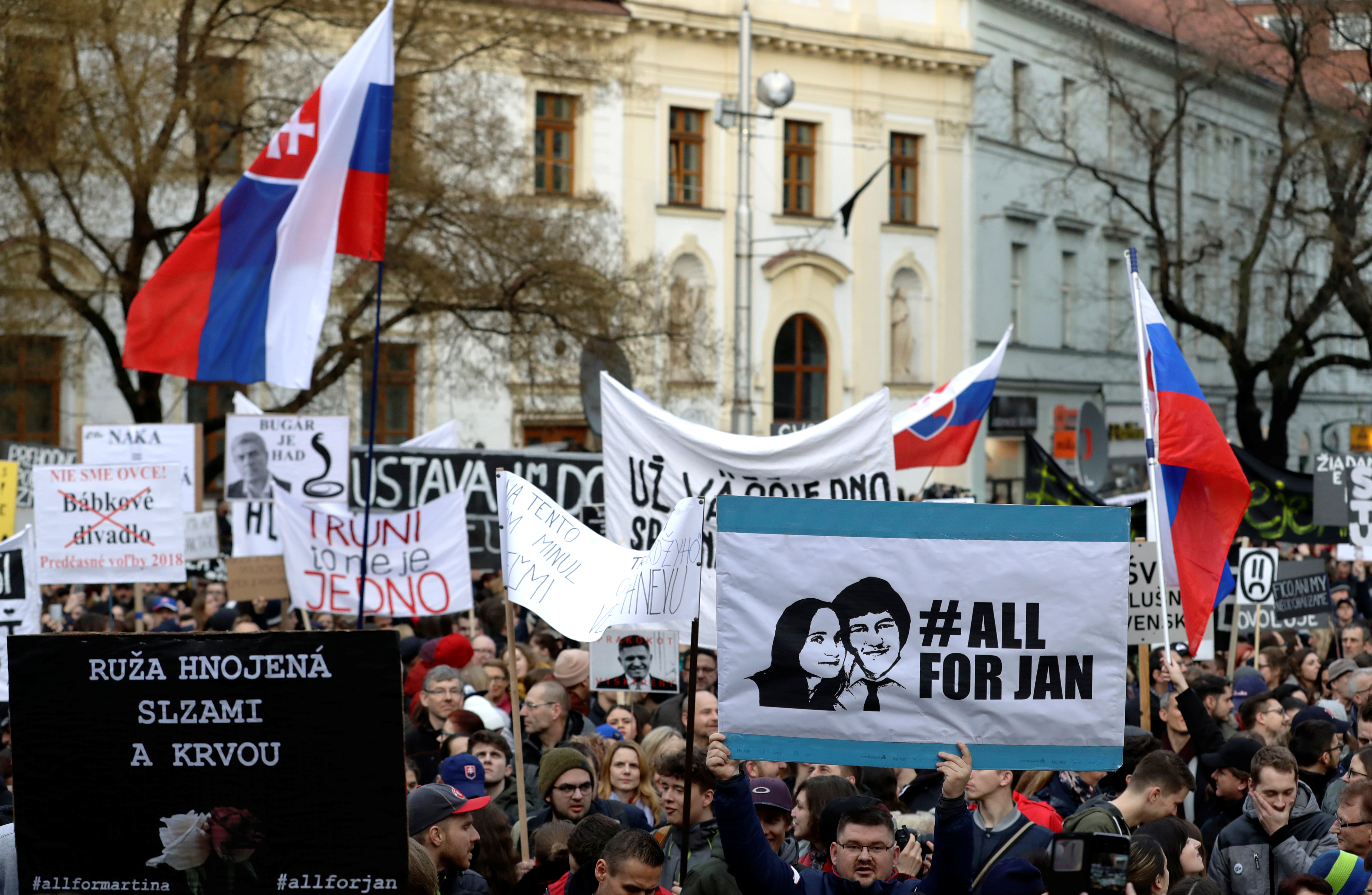 تظاهرات سلوفاكيا 