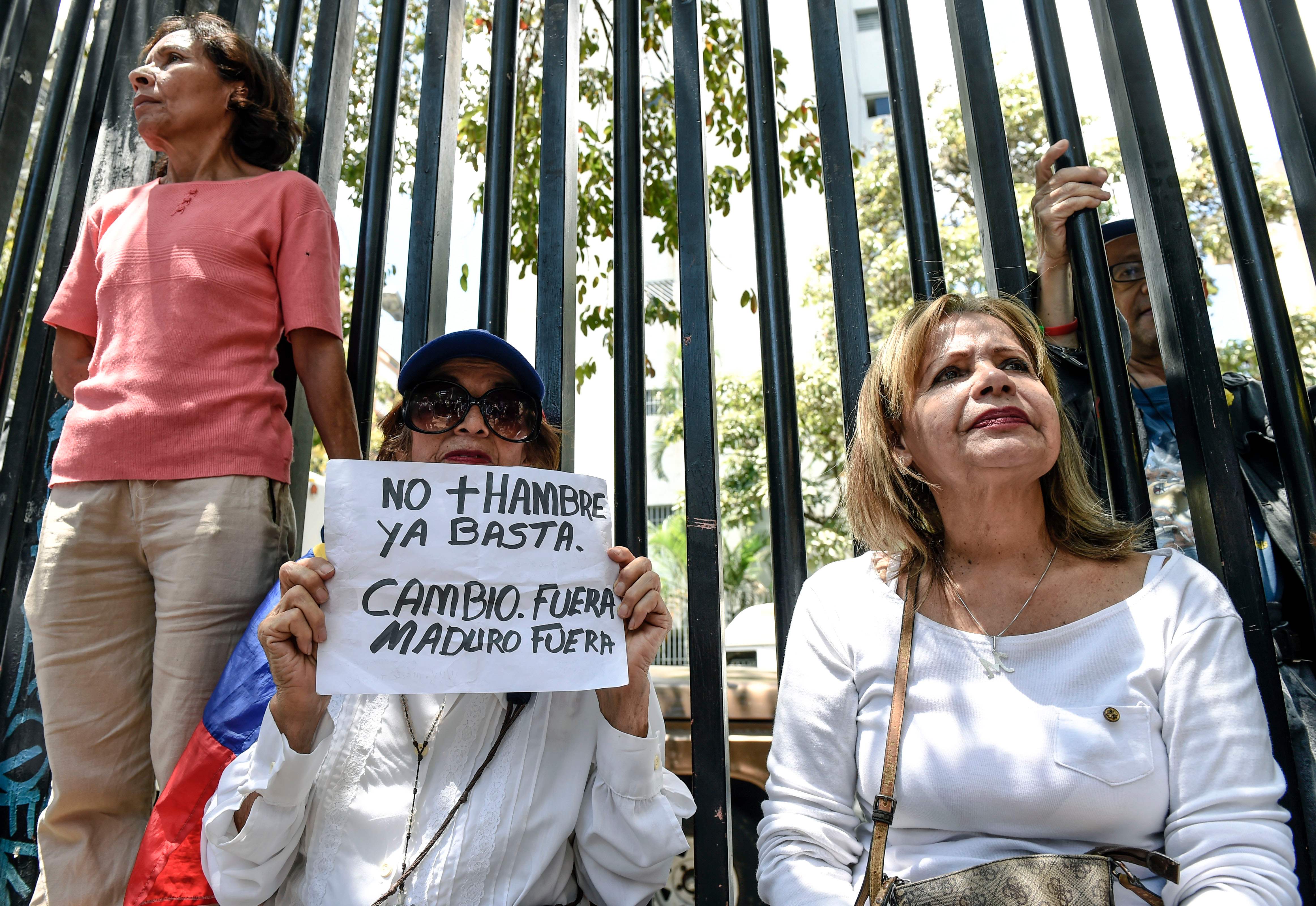 جانب من تظاهرات المعارضة الفنزويلية 