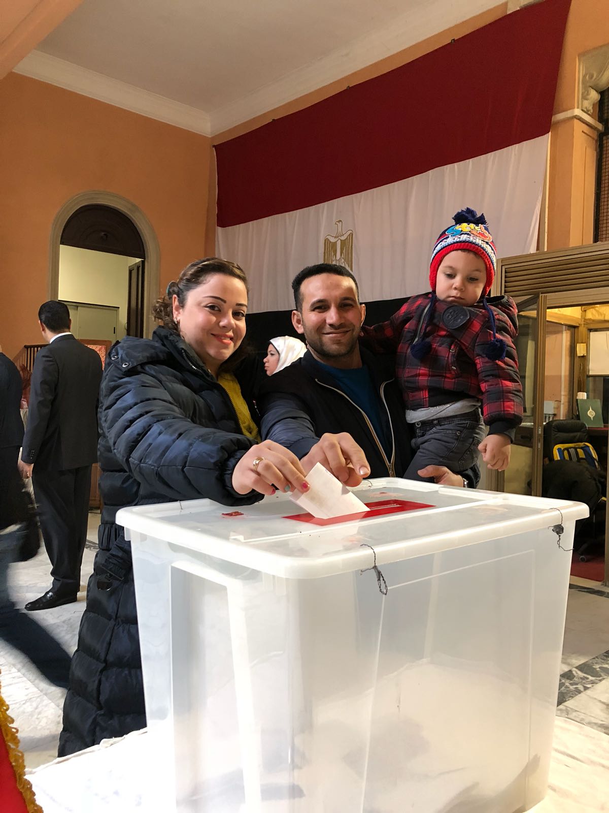 المصريون فى روما يدلون بأصواتهم فى انتخابات الرئاسة