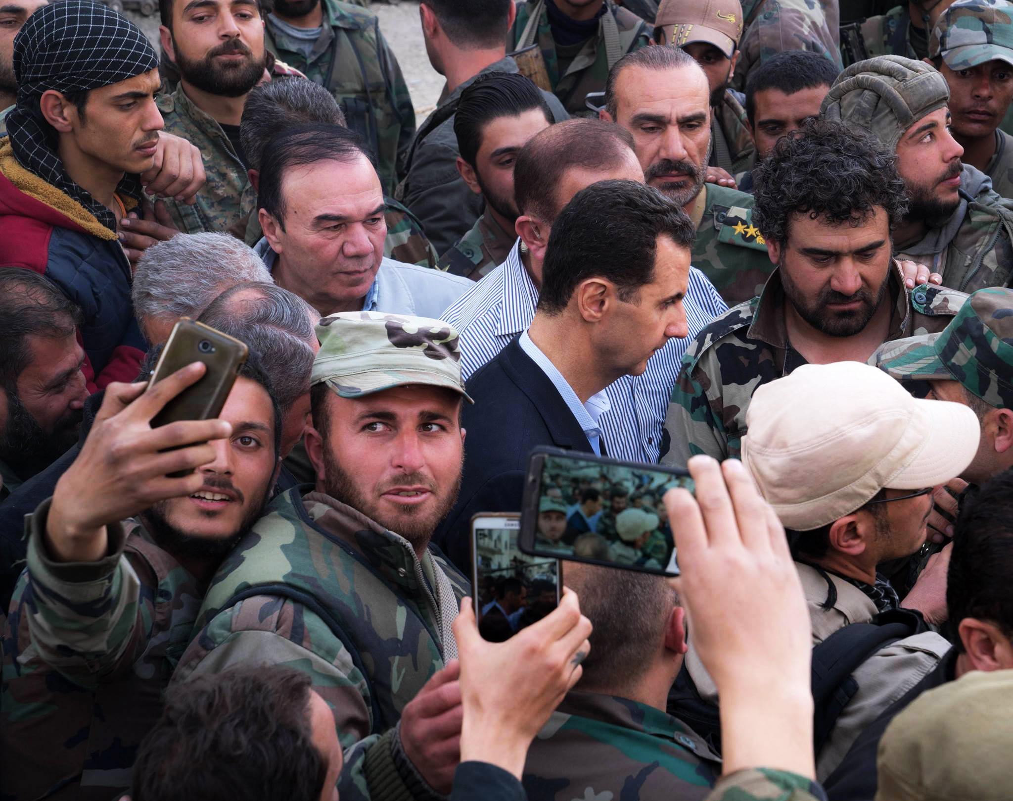 وصول بشار الأسد 