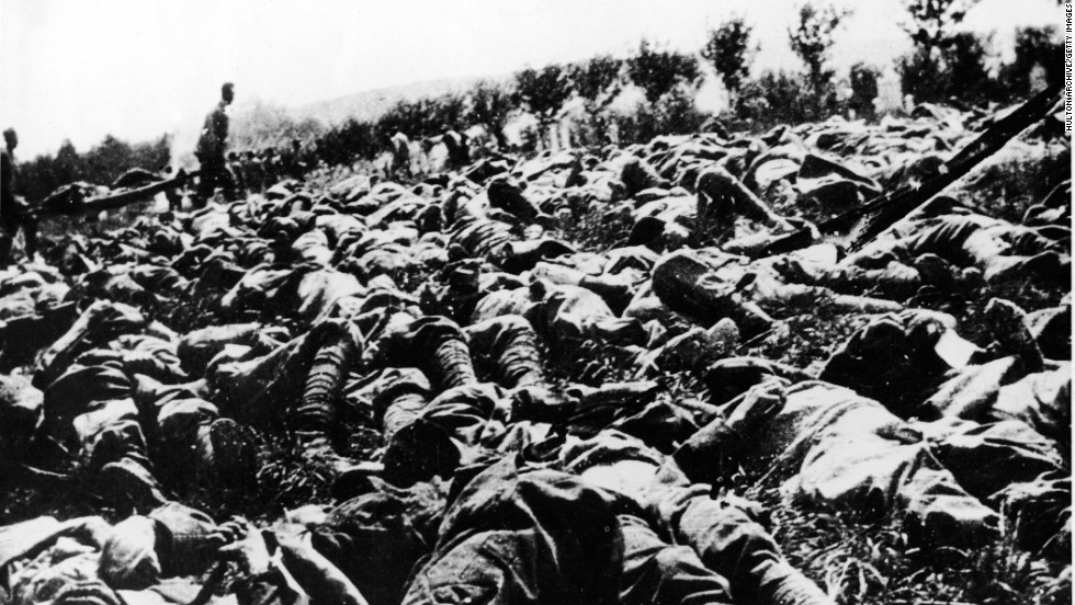 ضحايا استخدام الغاز فى الحرب العالمية الأولى