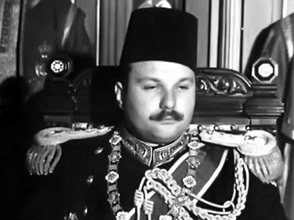 الملك فاروق أثناء توليه عرش مصر