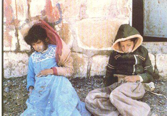 اطفال عراقيين قتلوا فى الهجوم الكيماوى على حلبجة
