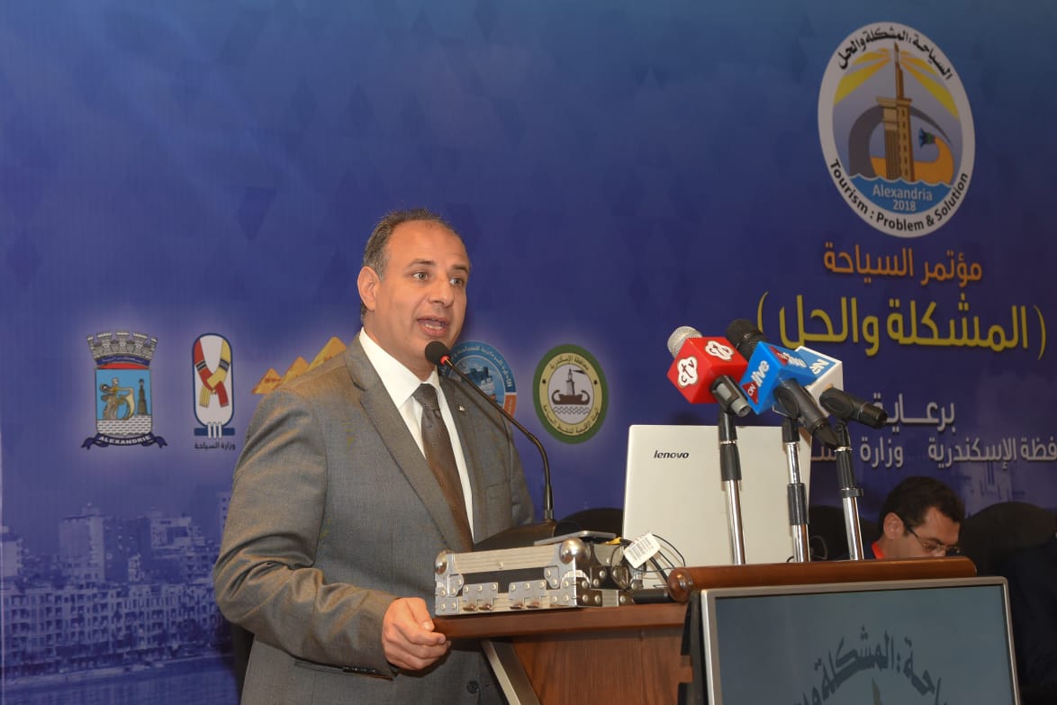 محافظ الإسكندرية يطلق الجلسة الأولى لمؤتمر السياحة (4)