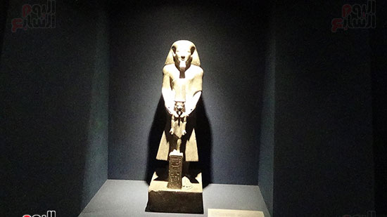           احدى القطع الاثرية الفرعونية بمتحف مطروح