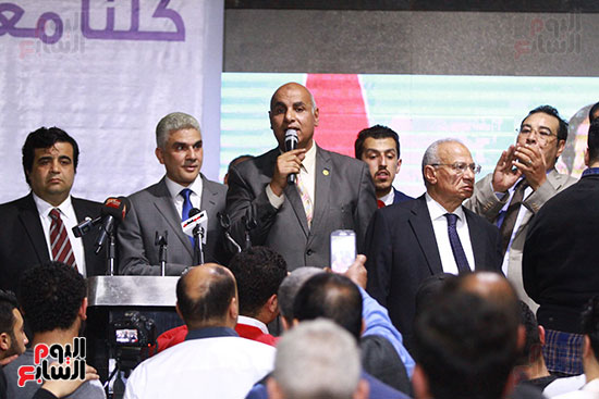 مؤتمر لدعم السيسى بإمبابة  فى انتخابات الرئاسة (66)