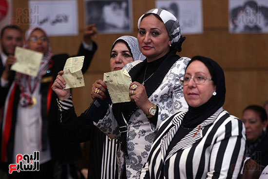 احتفالية المرأة العاملة باتحاد عمال مصر لتكريم 23  أما مثالية (8)