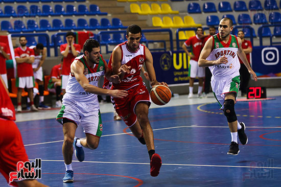 الأهلى يهزم سبورتنج ويتوج بكأس مصر لكرة السلة (4)