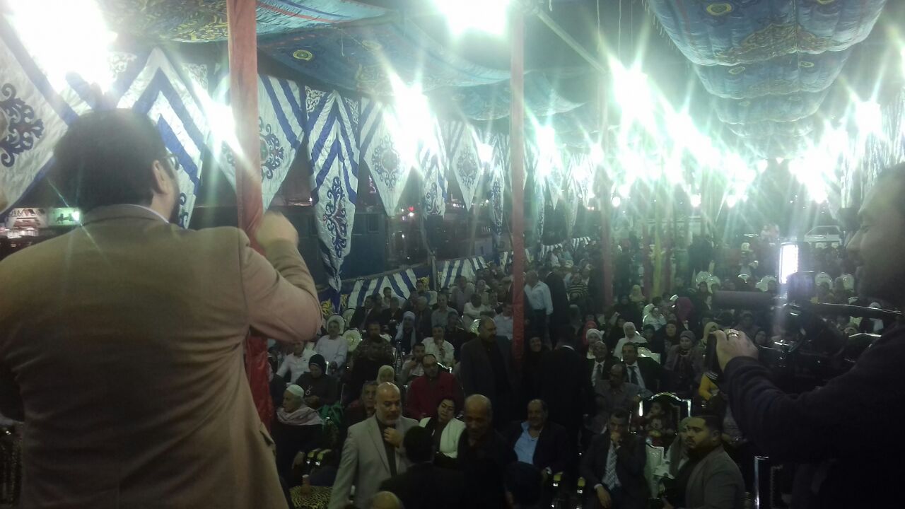 مؤتمر جماهيرى حاشد لتأييد الرئيس السيسى بشبرا الخيمة  (2)