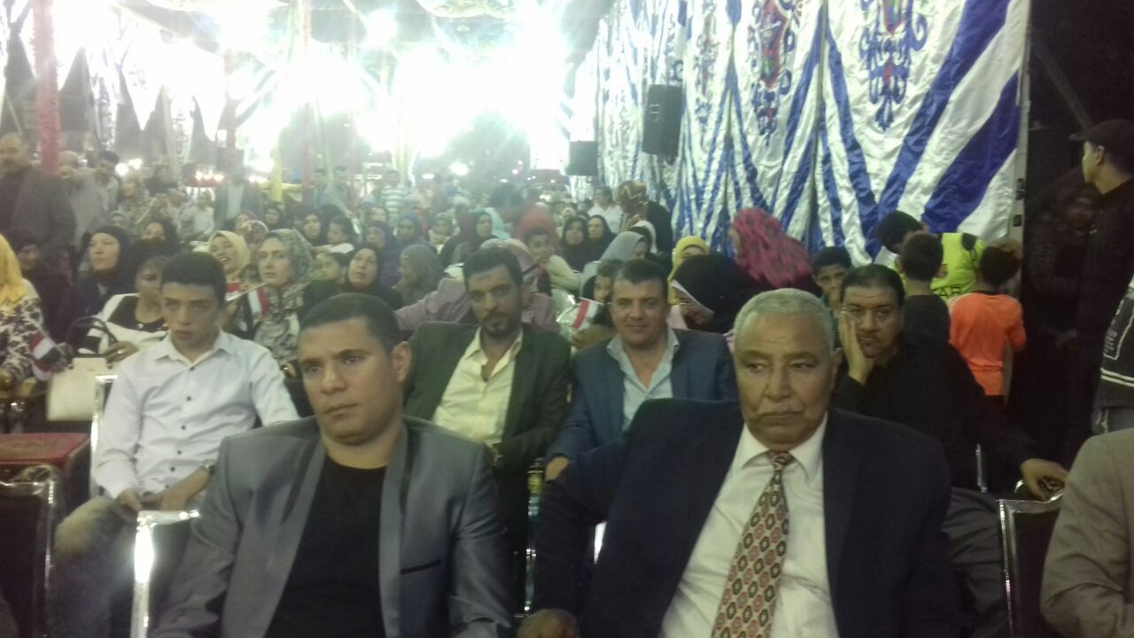 مؤتمر جماهيرى حاشد لتأييد الرئيس السيسى بشبرا الخيمة  (5)