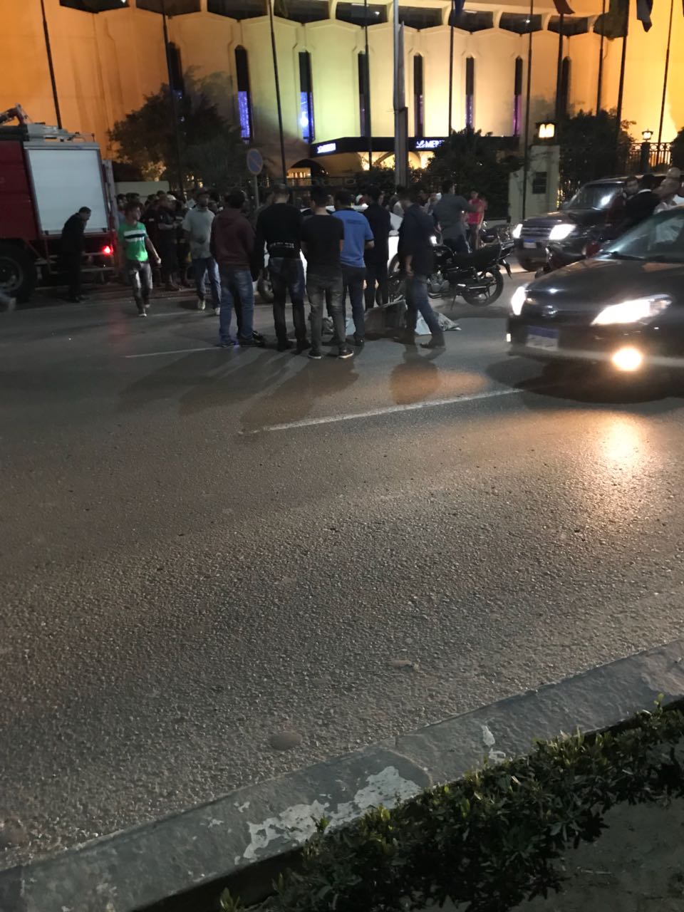 حادث مرورى فى شارع صلاح سالم (3)