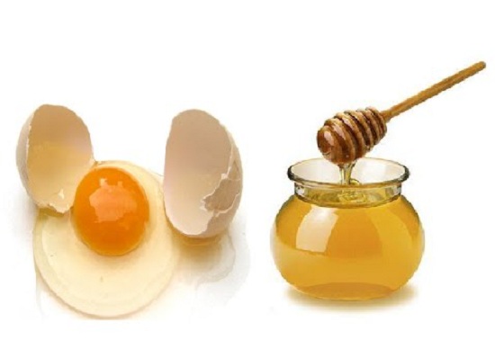 قناع البيض بالعسل