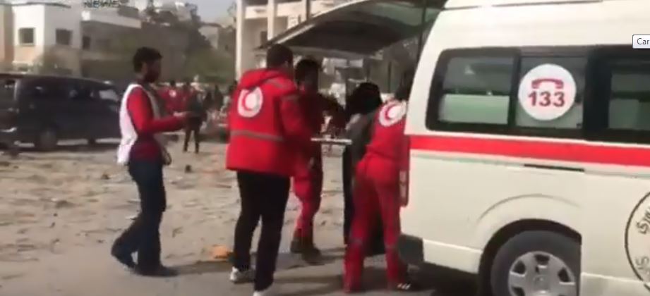 ضحايا انفجار سيارة مفخخة وسط إدلب