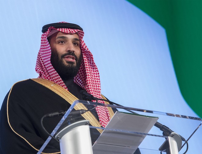 محمد بن سلمان فى حفل الشراكة السعودية الأميركية