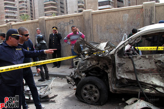 انفجار سيارة مفخخة الإسكندرية (1)