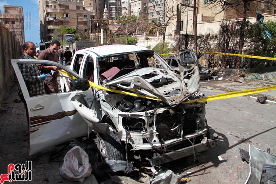 انفجار سيارة مفخخة الإسكندرية (3)