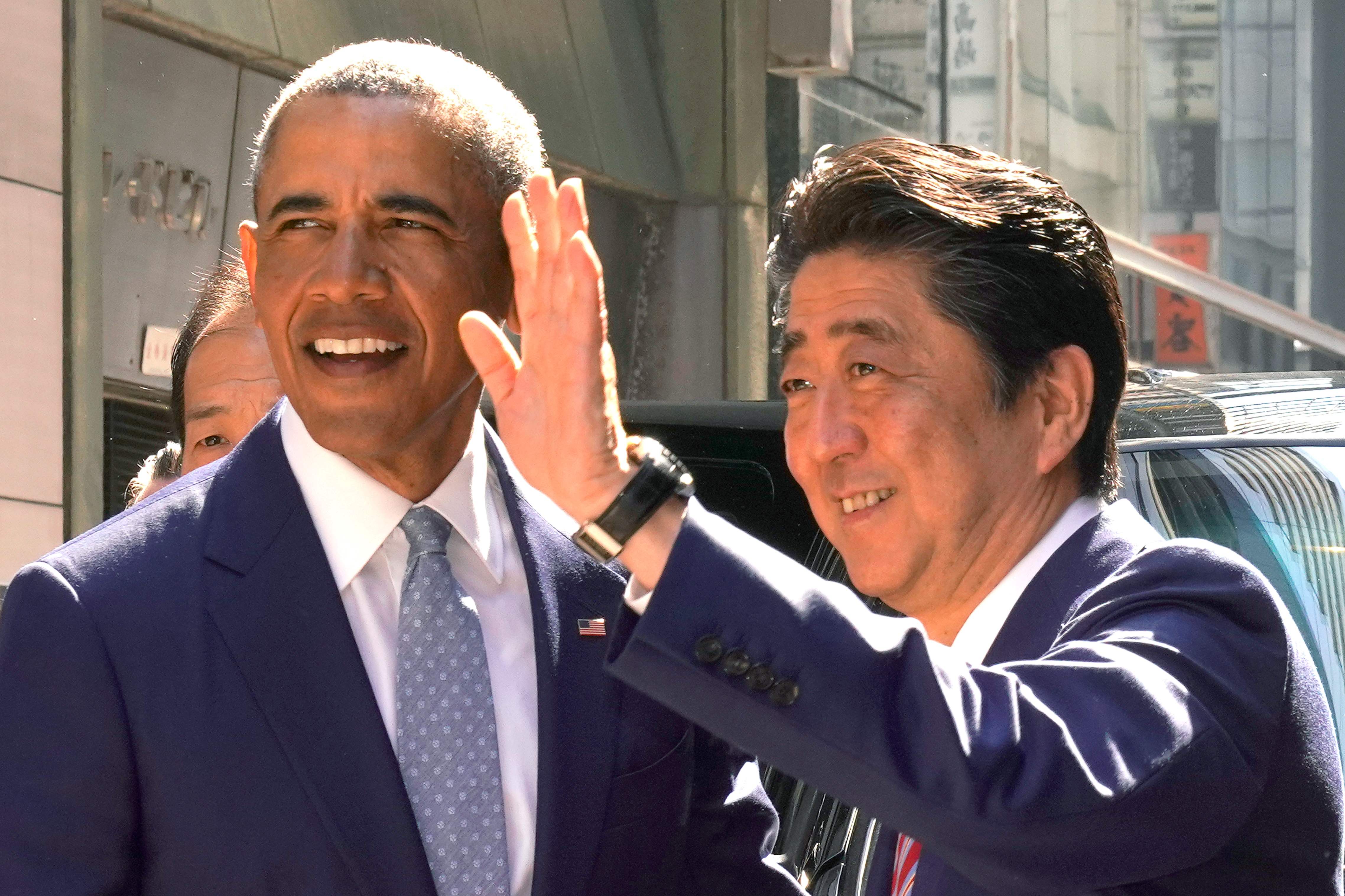 أوباما يلتقى شينزو آبى