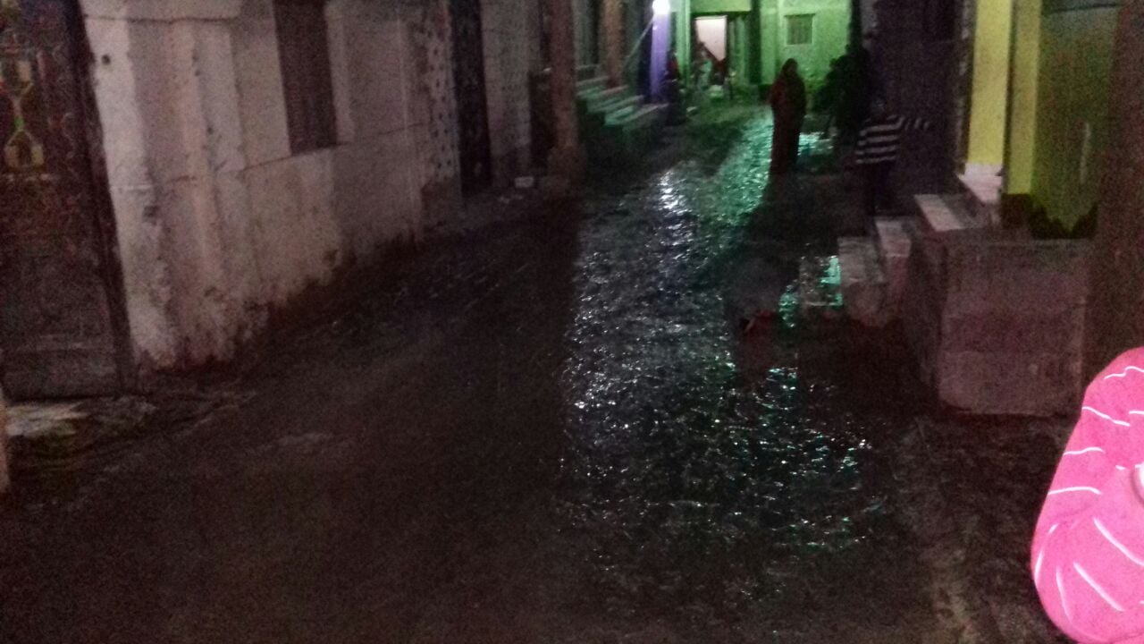 المياه فى الشارع