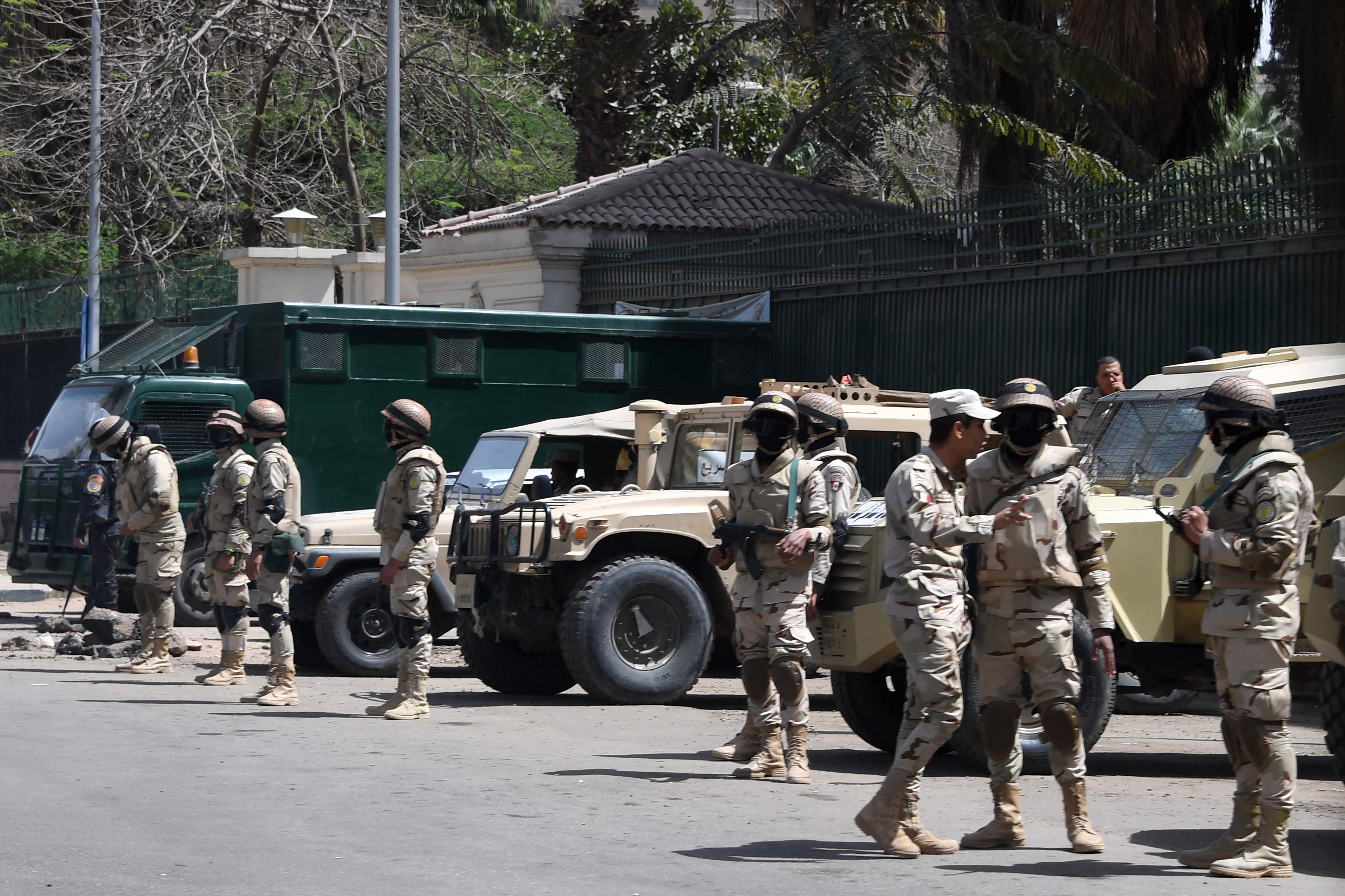 القوات المسلحة المصرية تؤمن الانتخابات