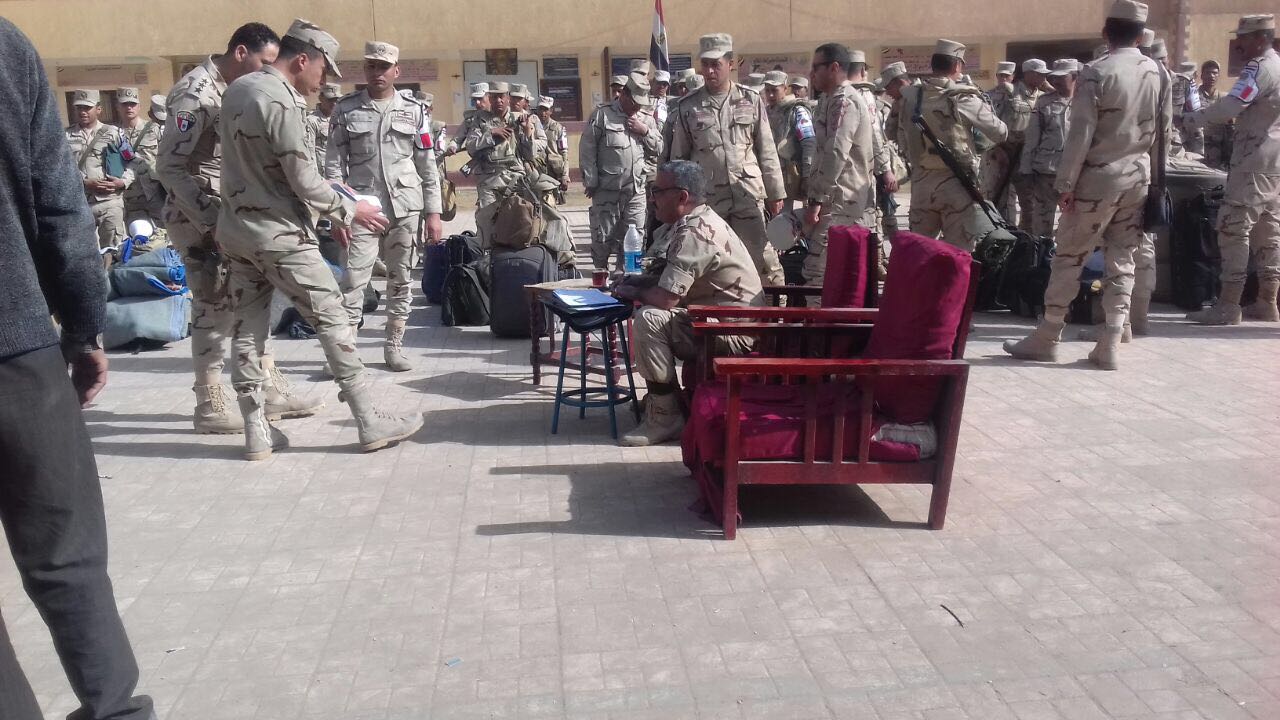 استعداد قوات الجيش لتأمين مقرات الانتخابات بالمنوفية