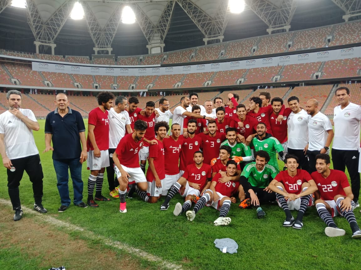 لاعبو المنتخب الاوليمبي