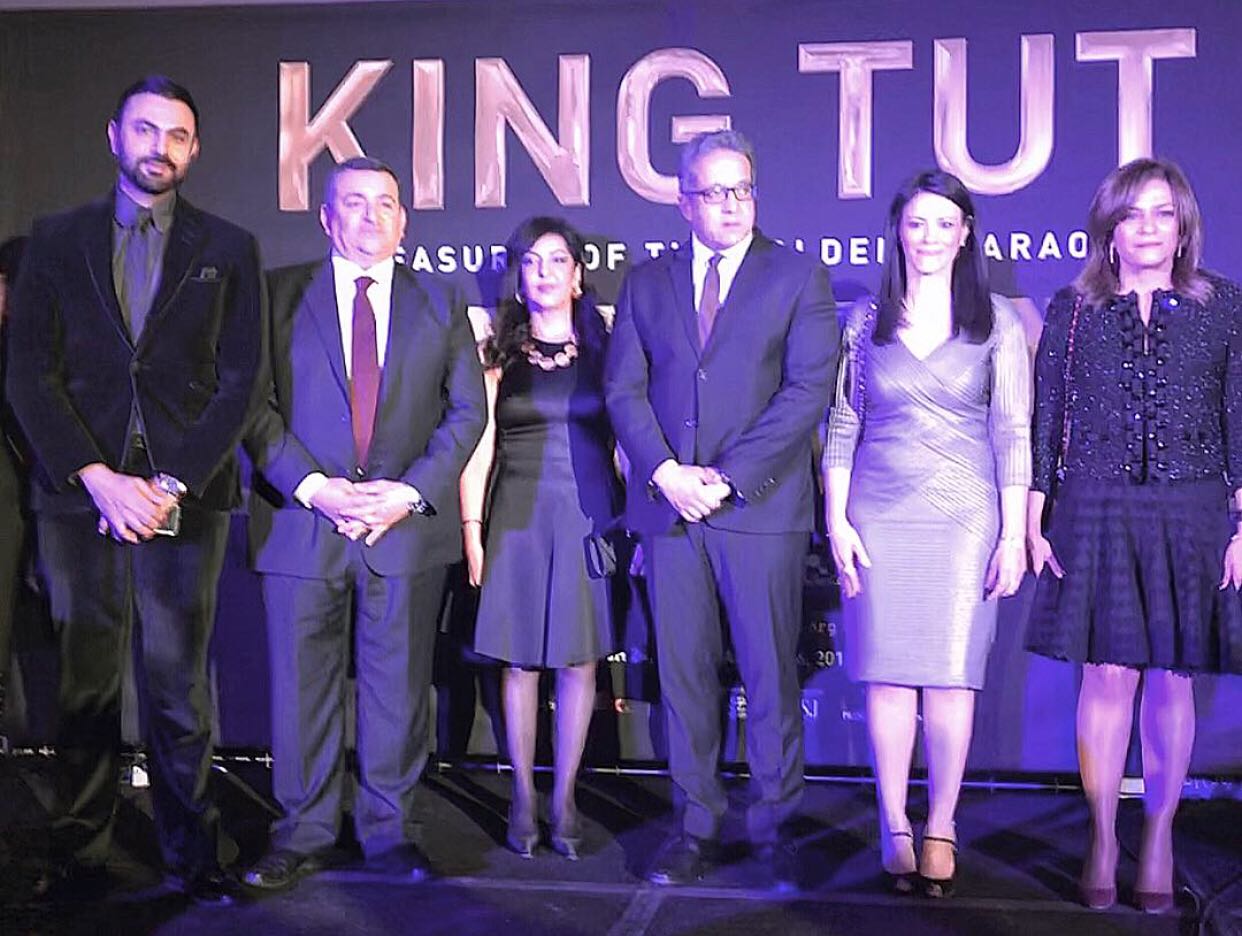 حفل افتتاح معرض أثار الملك توت غنخ أمون