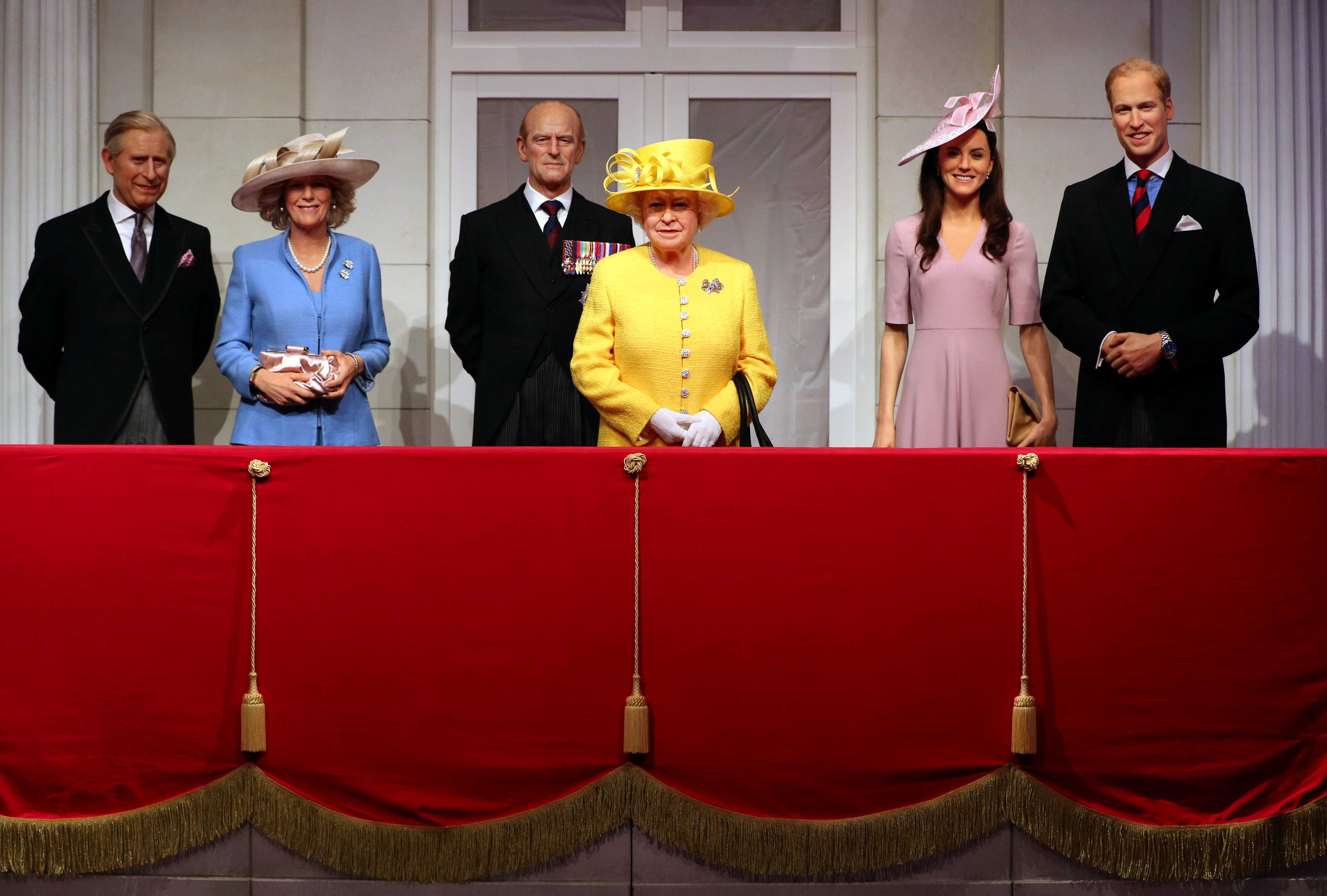 شخصيات شمعية للعائلة الملكية فى بريطانيا
