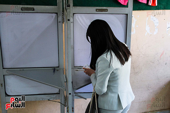 رانيا المشاط انتخابات الرئاسة 2018 (6)