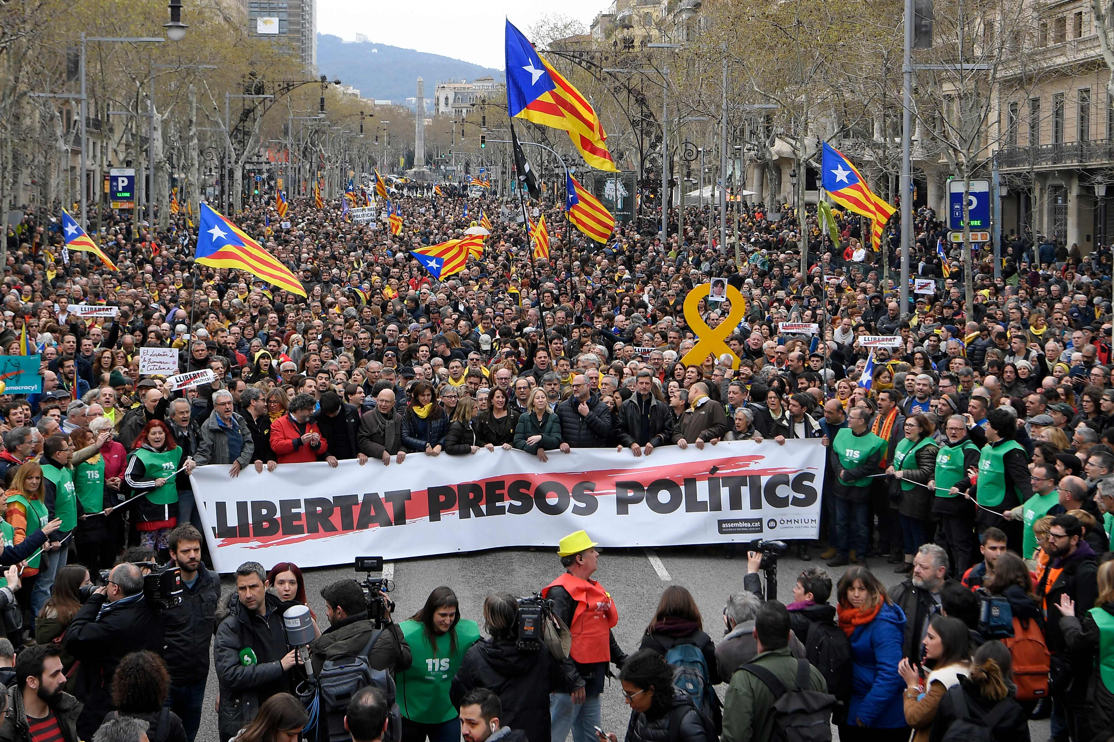 احتجاجات فى إسبانيا