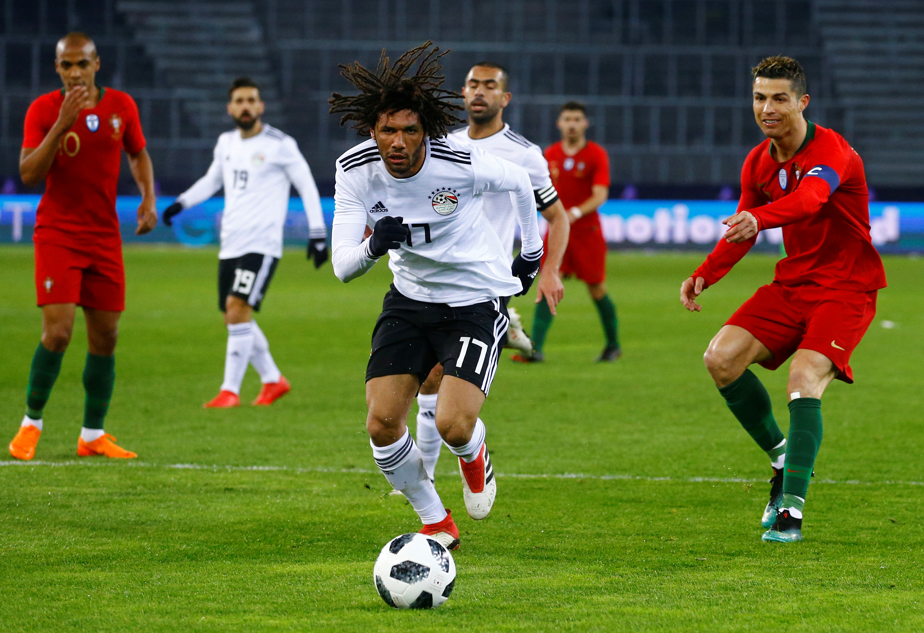 منتخب البرتغال لعب بكرة كأس العالم أمام مصر
