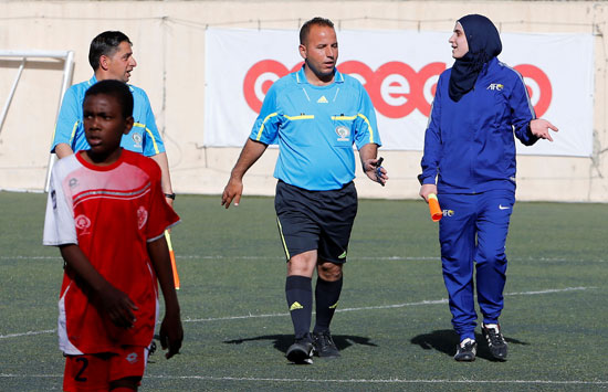 مباراة كرة قدم فلسطينية 