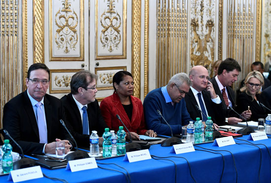اجتماع الموقعين على اتفاق نوميا فى باريس