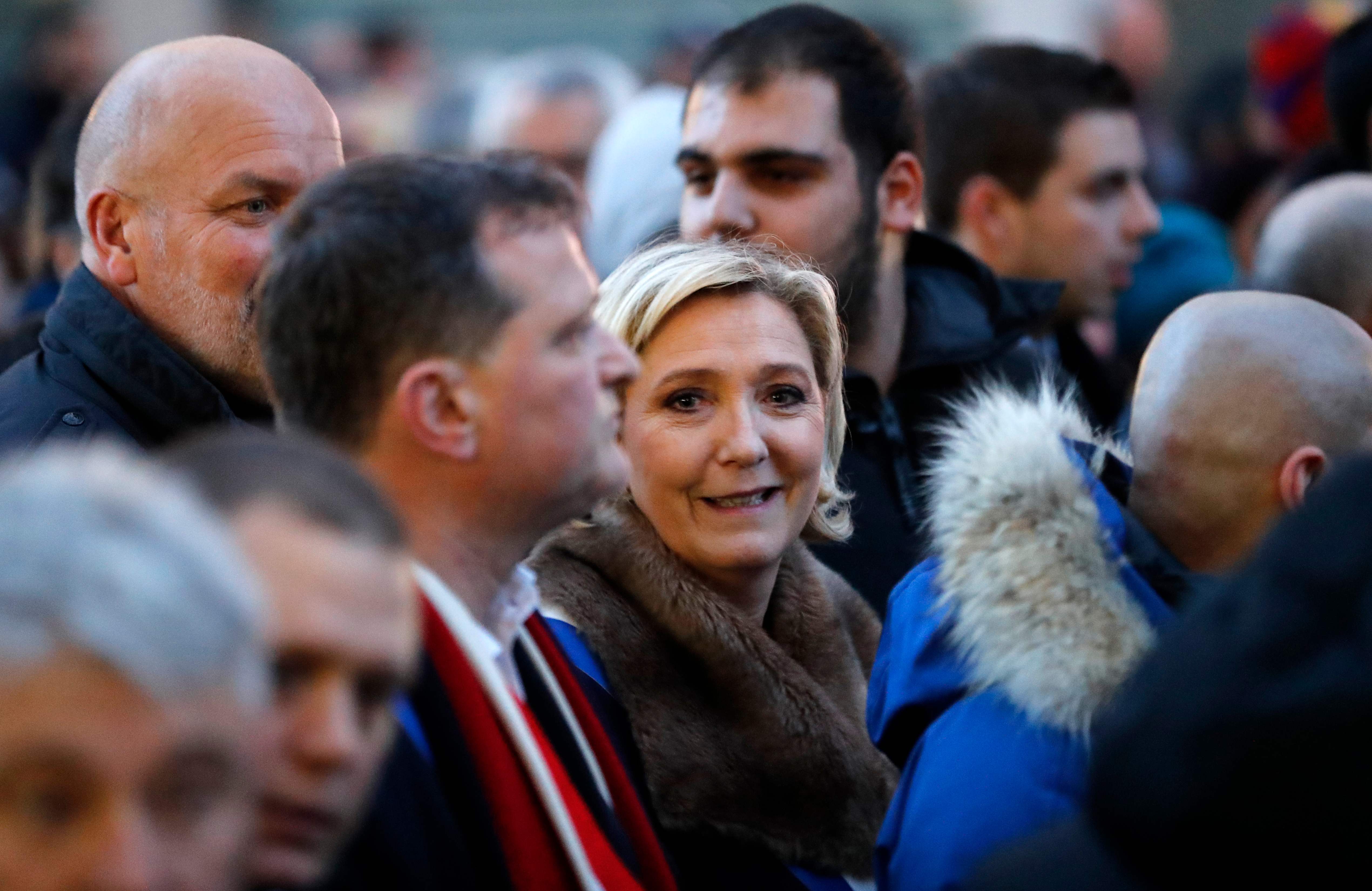 مارين لوبان مرشحة الرئاسة الفرنسية السابقة