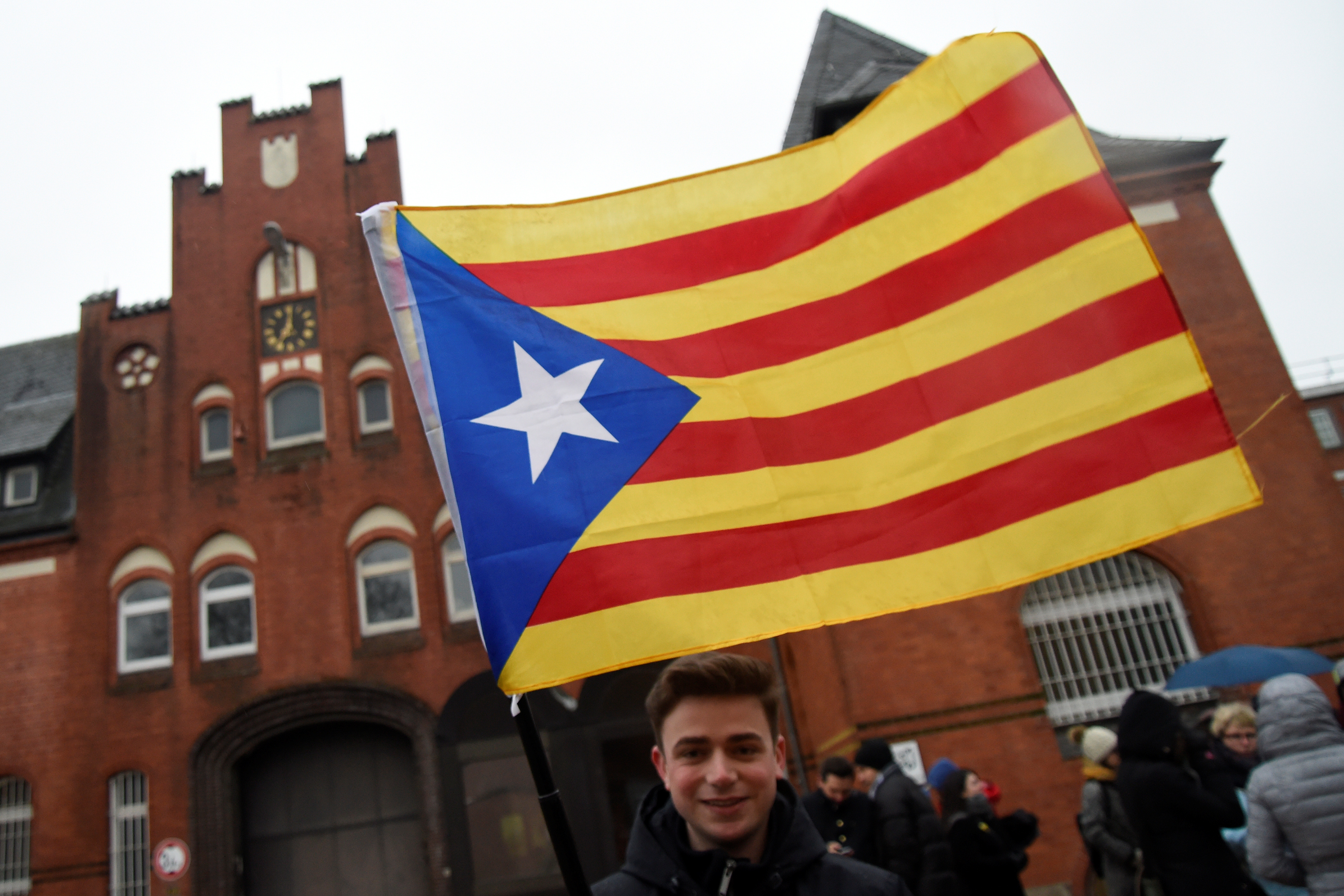 علم كتالونيا خلال التظاهرات