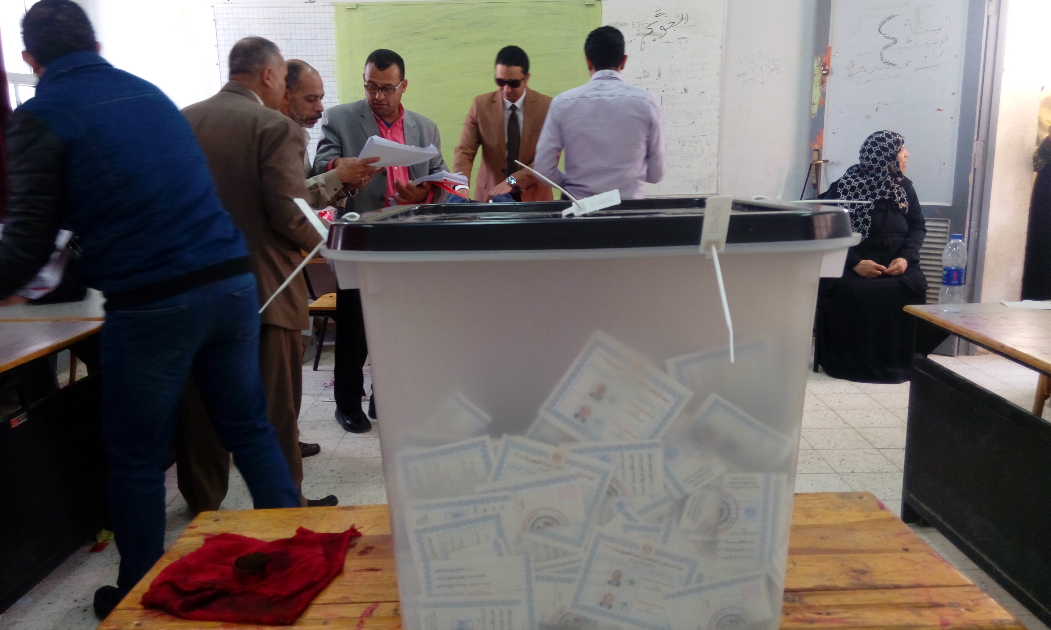توافد المواطنين على اللجان الانتخابيه بجنوب سيناء (3)