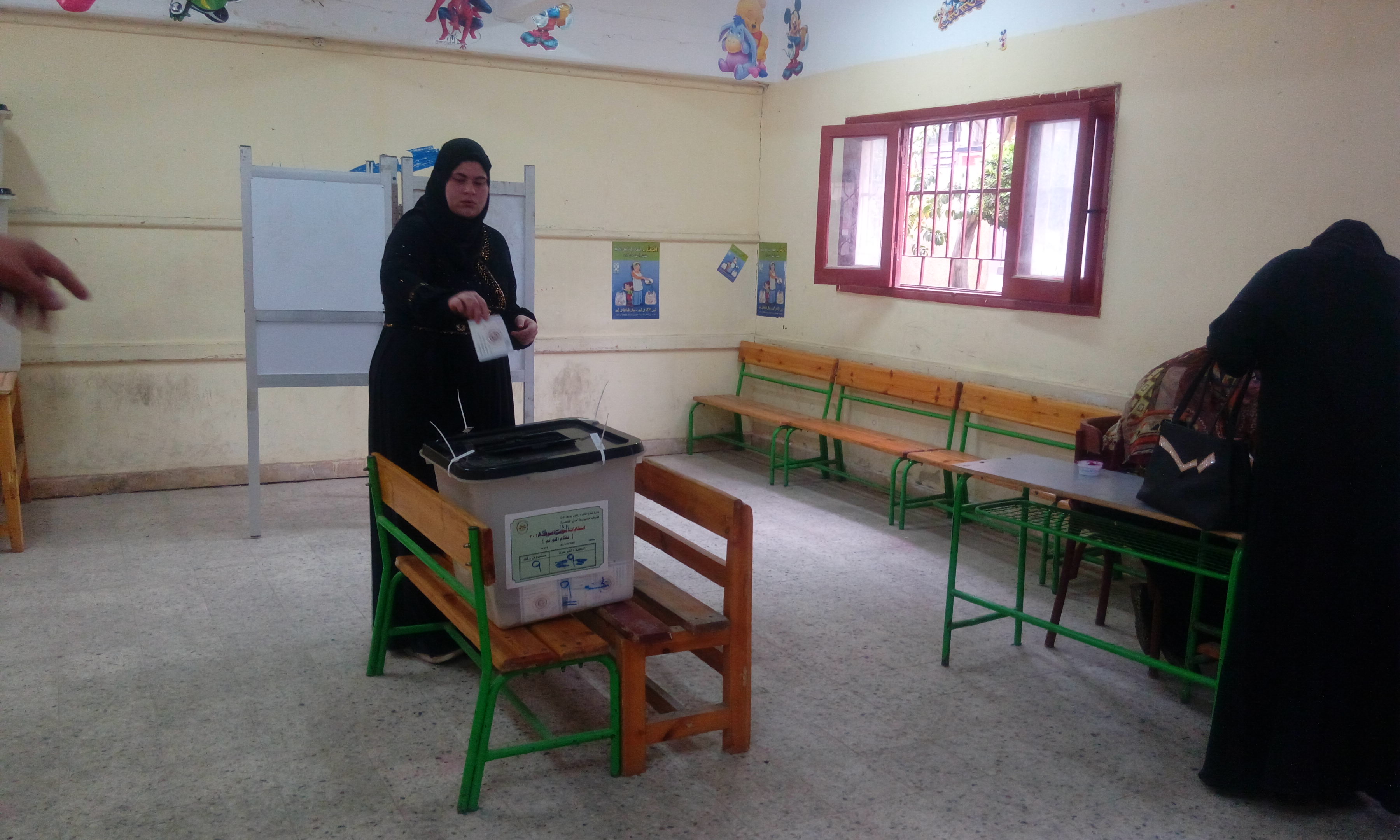 اقبال من السيدات على لجان انتخابات الرئاسة بالدقهلية (6)