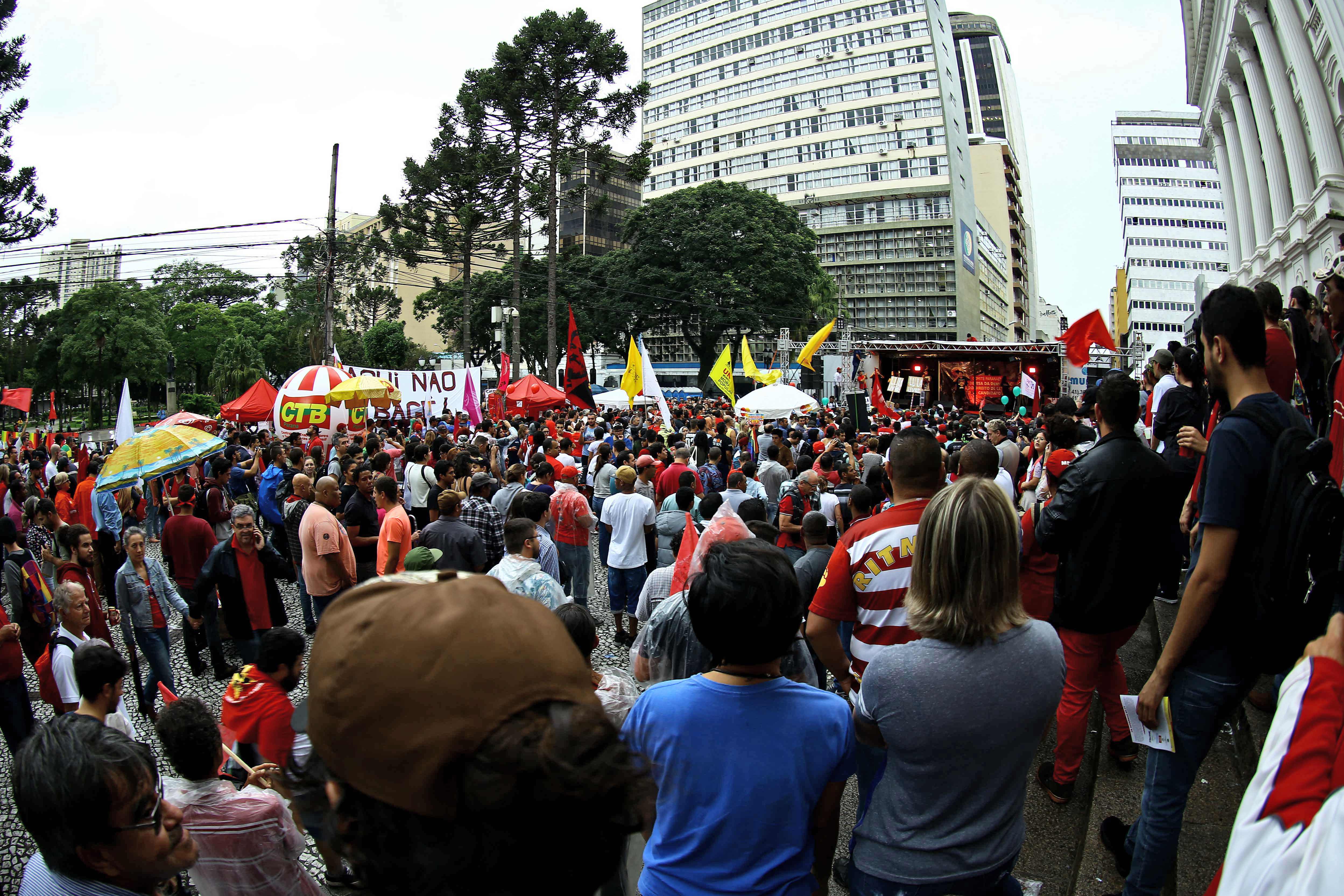 جانب من التظاهرات فى البرازيل