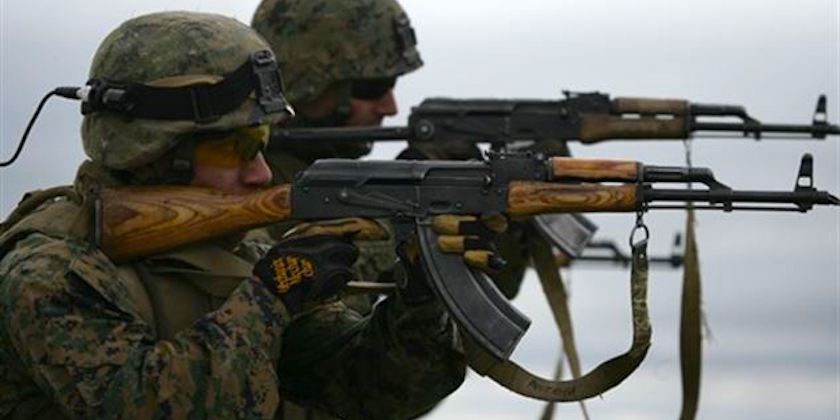 الرشاش "AK-47" بعد تطويره على يد فيكتور كلاشنكوف
