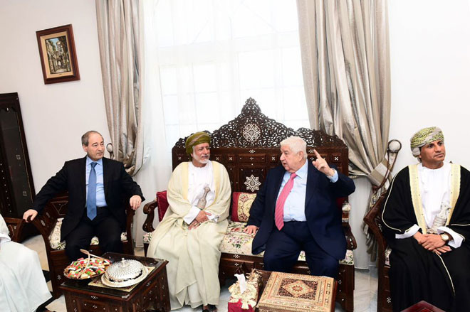 اجتماع وزير الخارجية السورى بقيادات مسقط